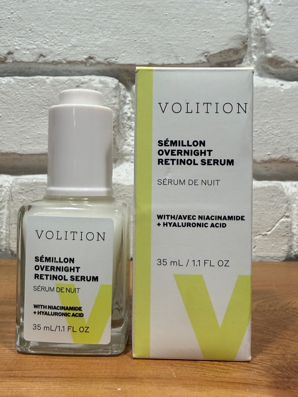 Volition Sémillon Overnight Retinol Serum 35 mL | Niacinamide + Hyaluronic Acid